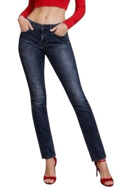 R13 Kate Skinny Jeans Orion Black 26x27 Made in Italy Distressed EUC